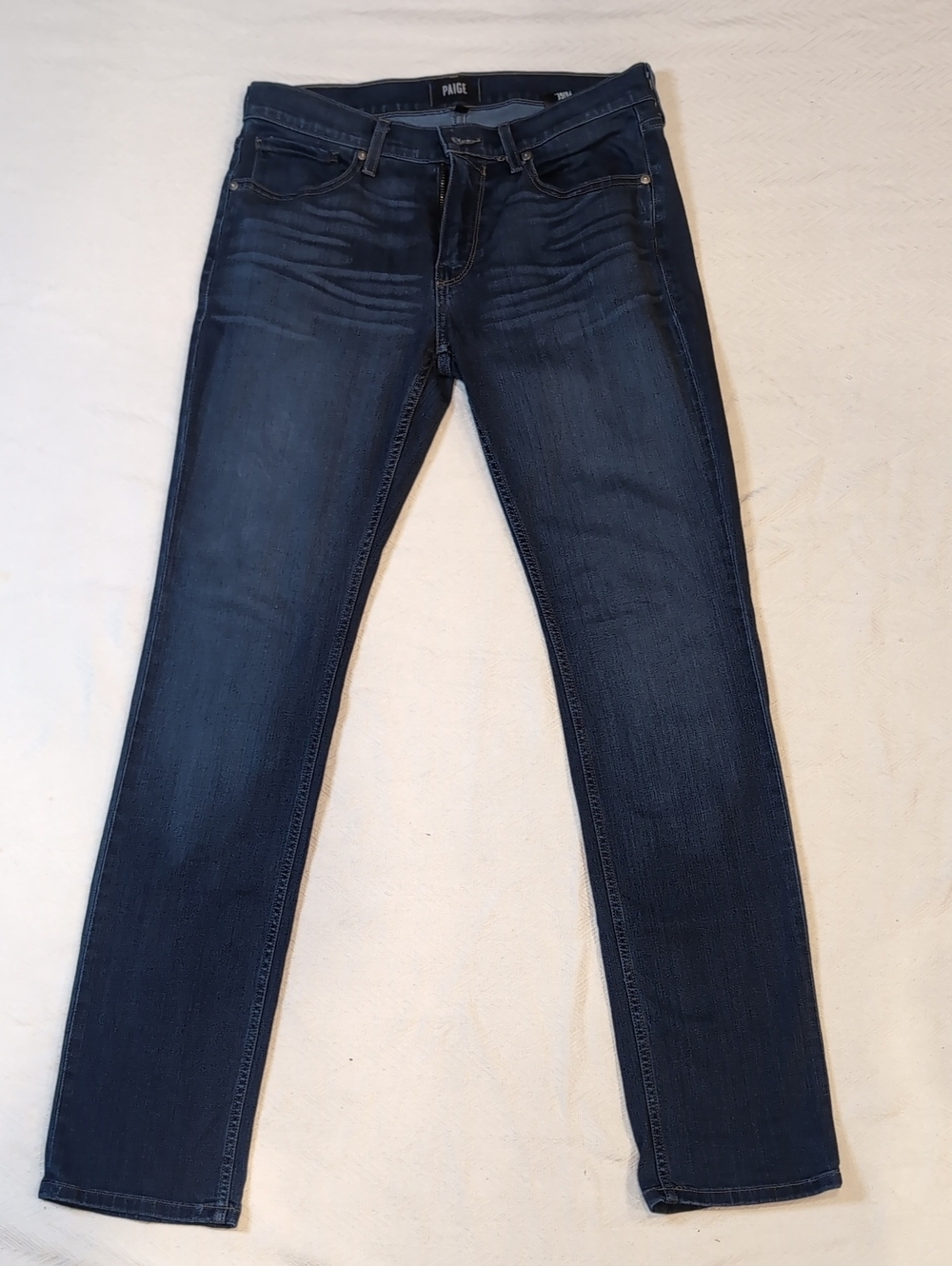 PAIGE Federal Transcend Slim Straight Jeans Dark Indigo Men's 30